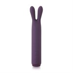 Фиолетовый вибратор с ушками Rabbit Bullet Vibrator - 8,9 см. - фото 390977