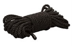 Черная веревка для бондажа BDSM Rope - 10 м. 210073 - фото 620242