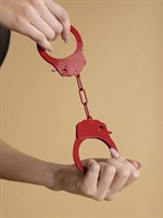 Красные стальные наручники - фото 1346275