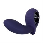 Фиолетовый вибростимулятор зоны G с функцией расширения Inflatable G - 16,5 см. - фото 1346455
