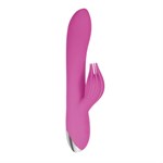 Розовый вибратор-кролик Eve s Clit Tickling Rabbit - 20,4 см. - фото 1346534