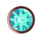 Пробка цвета розового золота с кристаллом Diamond Topaz Shine L - 8,3 см. 220384