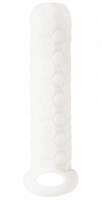 Белый фаллоудлинитель Homme Long - 13,5 см. - фото 1346664