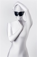 Черная маска Anonymo из искусственной кожи - фото 1346698