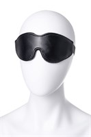 Черная маска Anonymo из искусственной кожи - фото 1346702