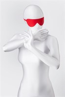 Красная маска Anonymo из искусственной кожи - фото 1346726