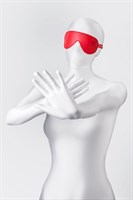Красная маска Anonymo из искусственной кожи - фото 1346727
