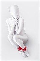 Красные оковы Anonymo из искусственной кожи - фото 1346806
