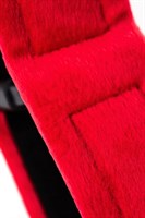 Красно-черные велюровые оковы Anonymo - фото 1346841