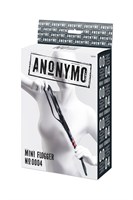 Черно-красный флоггер Anonymo - 45 см. 220421 Черно-красный флоггер Anonymo - 45 см. 220421