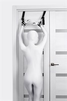 Черно-серебристые фиксаторы для рук на дверь Anonymo - фото 1346981