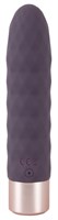 Фиолетовый мини-вибратор Elegant Diamond Vibe - 15 см. - фото 1347258