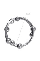 Большое металлическое кольцо под головку пениса 223723