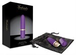 Фиолетовый перезаряжаемый вибростимулятор Lipstick Vibe - фото 1351115