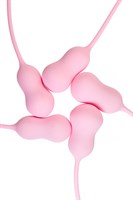 Набор из 5 розовых вагинальных шариков Tulips - фото 1351162