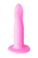 Розовый нереалистичный дилдо Stray - 16,6 см. - фото 1351314