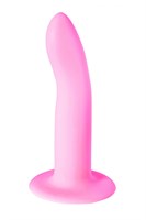 Розовый нереалистичный дилдо Stray - 16,6 см. - фото 1351315