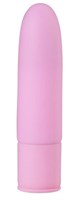 Розовый силиконовый мини-вибратор - 10 см. - фото 1351342