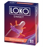 Стимулирующая насадка на пенис LOKO SWEET с возбуждающим эффектом - фото 1351828