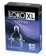 Стимулирующая насадка на пенис LOKO XL GIPPER - фото 1351832
