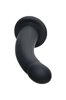 Черный анальный фаллоимитатор Serpens - 14 см. 224791