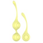 Набор желтых вагинальных шариков Lemon Squeeze - фото 1430098