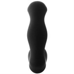 Черный вибромассажер простаты FantASStic Vibrating Prostate Massager - 11,3 см. - фото 1371789