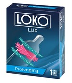 Стимулирующая насадка на пенис LOKO LUX с продлевающим эффектом - фото 310017