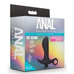 Черный анальный вибратор Silicone Vibrating Prostate Massager 01 - 10,8 см. 225505 - фото 74380