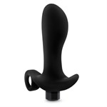 Черный анальный вибратор Silicone Vibrating Prostate Massager 01 - 10,8 см. 225505 - фото 74382