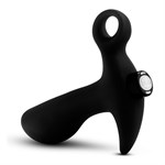 Черный анальный вибратор Silicone Vibrating Prostate Massager 01 - 10,8 см. 225505 - фото 74383