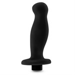 Черный анальный вибромассажёр Silicone Vibrating Prostate Massager 02 - 10,8 см. 225506 - фото 74388