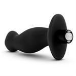 Черный анальный вибромассажёр Silicone Vibrating Prostate Massager 02 - 10,8 см. 225506 - фото 74389