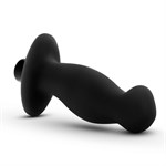 Черный анальный вибромассажёр Silicone Vibrating Prostate Massager 02 - 10,8 см. 225506 - фото 74390