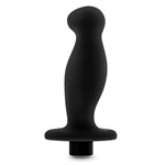 Черный анальный вибромассажёр Silicone Vibrating Prostate Massager 02 - 10,8 см. 225506 - фото 74385