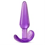 Фиолетовая анальная пробка в форме якоря Slim Anal Plug - 10,8 см. 225513 - фото 74213