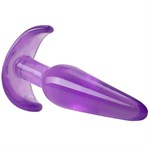 Фиолетовая анальная пробка в форме якоря Slim Anal Plug - 10,8 см. 225513 - фото 74214