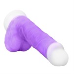 Фиолетовый вибратор-реалистик Encore 8 Inch Vibrating Dildo - 21,6 см. 225529 - фото 62572