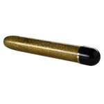 Золотистый классический вибратор Good Vibes Only - 17,5 см. - фото 1353351
