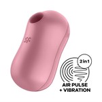 Розовый вакуум-волновой вибростимулятор Cotton Candy - фото 1371876