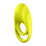 Желтое эрекционное кольцо Spectacular Duo - фото 1414002