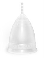 Прозрачная менструальная чаша OneCUP Classic - размер L - фото 395120