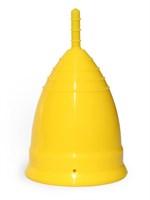 Желтая менструальная чаша OneCUP Classic - размер S - фото 475371