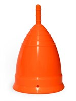 Оранжевая менструальная чаша OneCUP Classic - размер S - фото 395174