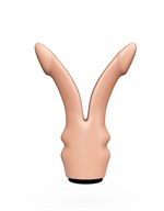 Телесная сплит-насадка харнесс - 16,5 см. 227552