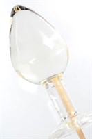 Прозрачный леденец в форме малой анальной пробки со вкусом пина колада - фото 1353941