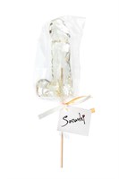 Прозрачный леденец в форме пениса со вкусом пина колада - фото 397197