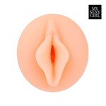 Реалистичный мастурбатор-вагина с рельефной внутренней поверхностью - фото 1354091