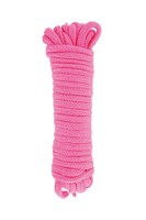 Розовая веревка для связывания Sweet Caress Rope - 10 метров - фото 399150