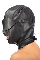 Маска-шлем с отверстием для рта и съемными шорами - фото 1354509